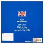 Morrisons British UHT Whole Milk 6 x 1l