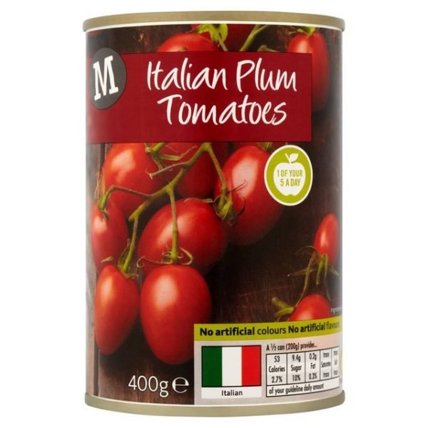Morrisons Peeled Plum Tomatoes