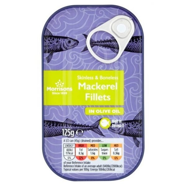 Morrisons Mackerel In Olive Oil-0