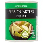 Morrisons Pear halves In Juice
