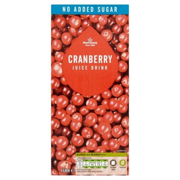 Morrisons no added Cranberry Juice