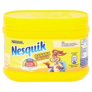 Nesquik香蕉味奶昔混合物-0