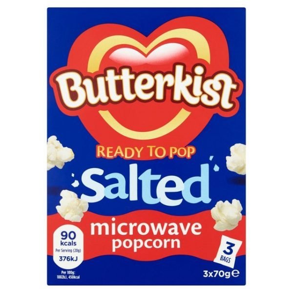 Butterkist Ready To Pop Salted Microwave Popcorn