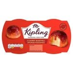 Mr Kipling Cherry Bakewell Sponge Pudding 2x108g