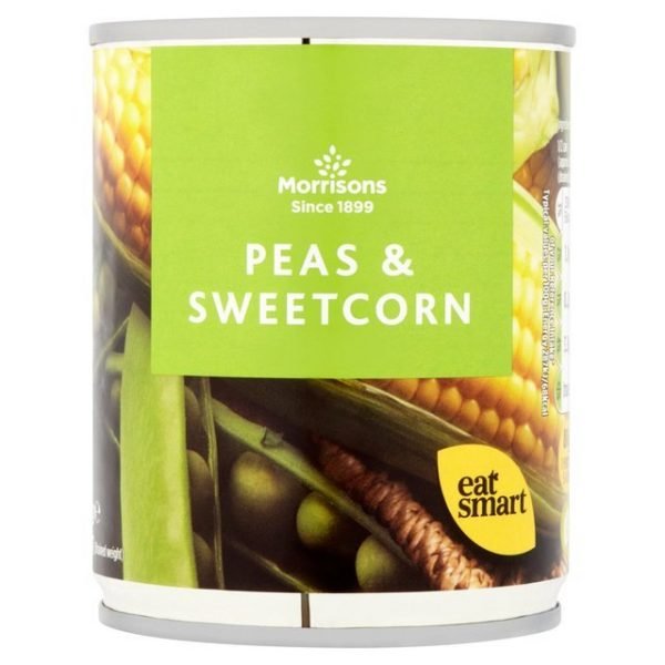 Morrisons peas and sweetcorn 198g