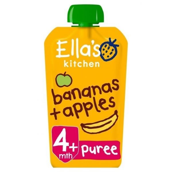 Ella's Kitchen 4 Mths+ Organic Apples and Bananas