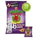 Walkers Monster Munch Pickled Onion Snacks 6x22g *Best before(10 June 2023)*