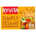 Ryvita Sesame Crisp Bread 250G