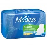 Modess Dry Maxi w/ Wings Sanitary Napkins (8s)