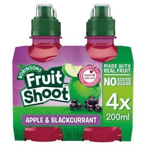 Robinsons Fruit Shoots Blackcurrant and Apple No Added Sugar