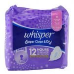 Whisper Dry Wing Sanitary Napkins (16S)
