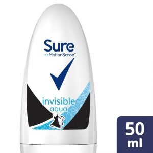 Sure Sure Invisible Roll On Clear Aqua 50mlbright bouquet roll on