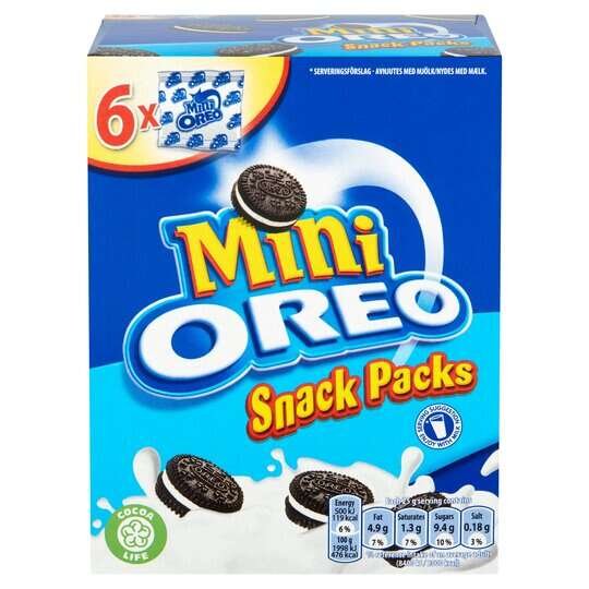 Mini Oreo Snack Packs 6 Pack