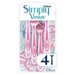 Gillette Simply Venus 3 Blade Disposable Razors 4 Pack